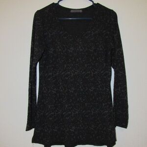 Cutloose gray patterned tunic